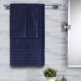 Hermosa Solid Irene Towel Set Blue