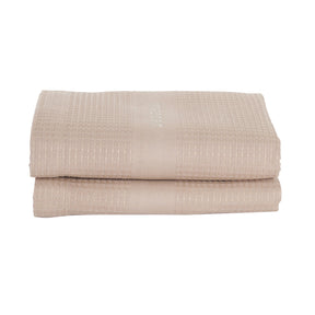 Catalina Waffle Antimicrobial Antifungal Super Absorbent Quick Dry Gym/Travel Linen Towel Set