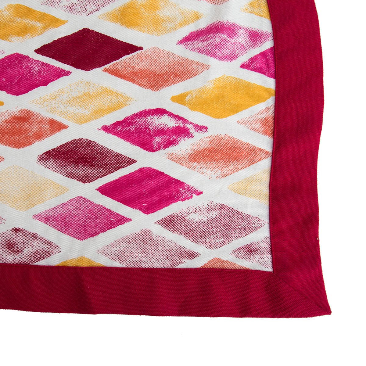 Maspar Exotica Print 100% Cotton Printed Table Cover Red