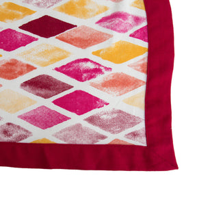 Maspar Exotica Print 100% Cotton Printed Table Cover Red