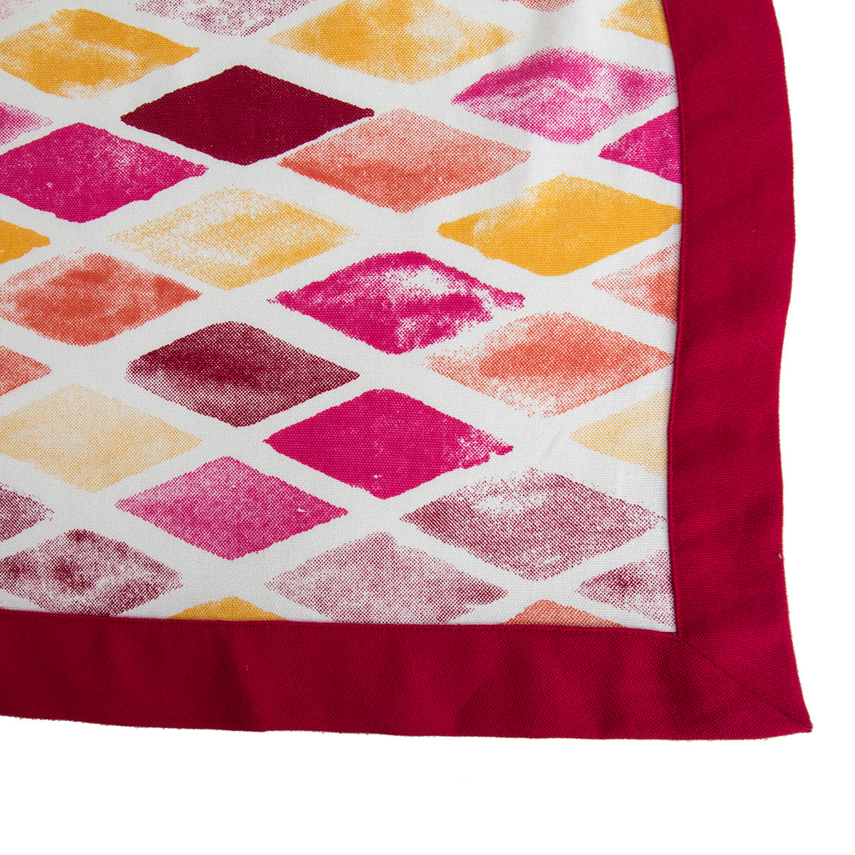 Maspar Exotica Print 100% Cotton Printed Table Cover Red