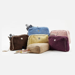 Maspar Terry Towel Toiletry Kit Purple