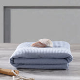Catalina Waffle Antimicrobial Antifungal Super Absorbent Quick Dry Gym/Travel Winter Sky Towel