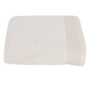 Colorart Embedded Stripe Cream Towel