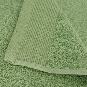 Colorart Embedded Stripe Jasmine Green Towel