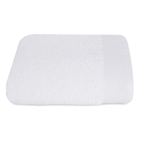 Colorart Embedded Stripe White Towel