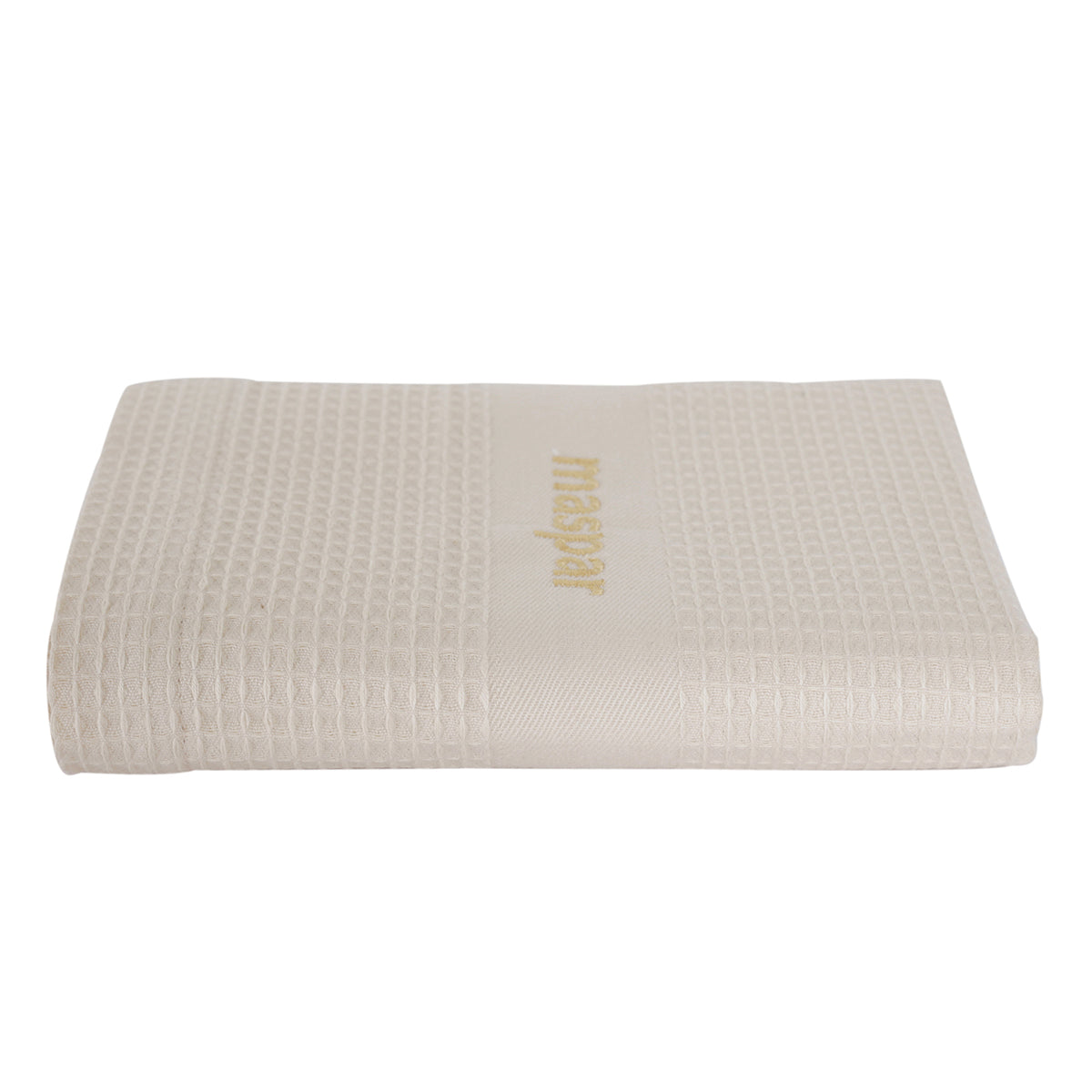 Catalina Waffle Antimicrobial Antifungal Super Absorbent Quick Dry Gym/Travel Cream Towel