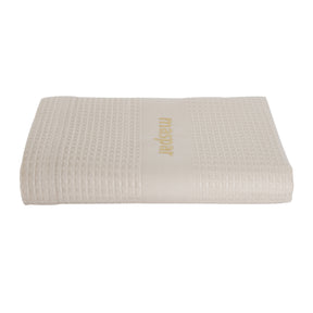 Catalina Waffle Antimicrobial Antifungal Super Absorbent Quick Dry Gym/Travel Cream Towel