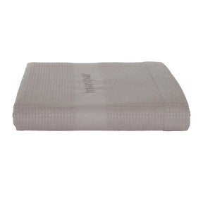 Catalina Waffle Antimicrobial Antifungal Super Absorbent Quick Dry Gym/Travel Grey Towel