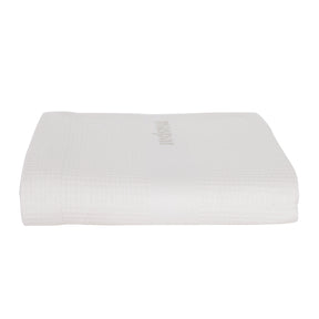 Catalina Waffle Antimicrobial Antifungal Super Absorbent Quick Dry Gym/Travel White Towel