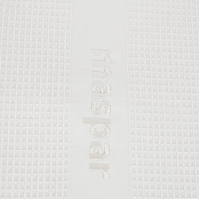 Catalina Waffle Antimicrobial Antifungal Super Absorbent Quick Dry Gym/Travel White Towel