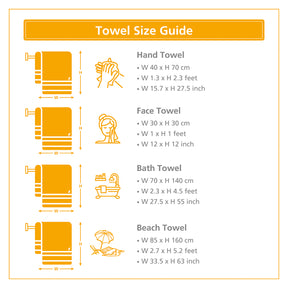 1Pc Bath Towel 100% Cotton Jeneth Aqua