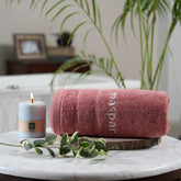 Amor Extra Luxury & Softness Anti Lint Treatment Canyon Clay/Red Bamboo Towel