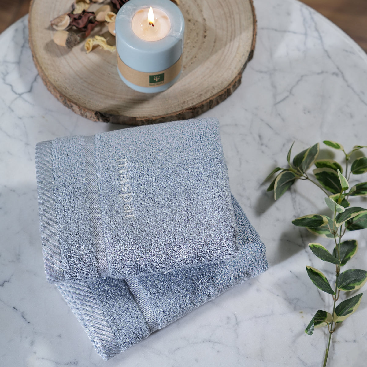 Amor Extra Luxury & Softness Anti Lint Treatment Jet Stream/Blue Bamboo Towel