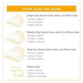 Bliss Reversible Made With Egyptian Cotton Ultra Soft Red Duvet Cover with Pillow Case