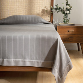 Bamboo Eco Friendly Soft Blanket/Bed Cover/Multi Cover Serene Haven Erika Grey