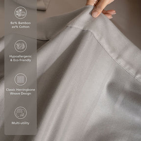 Bamboo Eco Friendly Soft Blanket/Bed Cover/Multi Cover Serene Haven Erika Grey