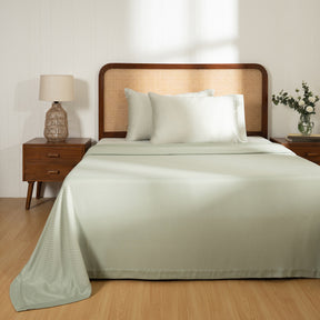 Bamboo Eco Friendly Soft Blanket/Bed Cover/Multi Cover Serene Haven Highlawn Green