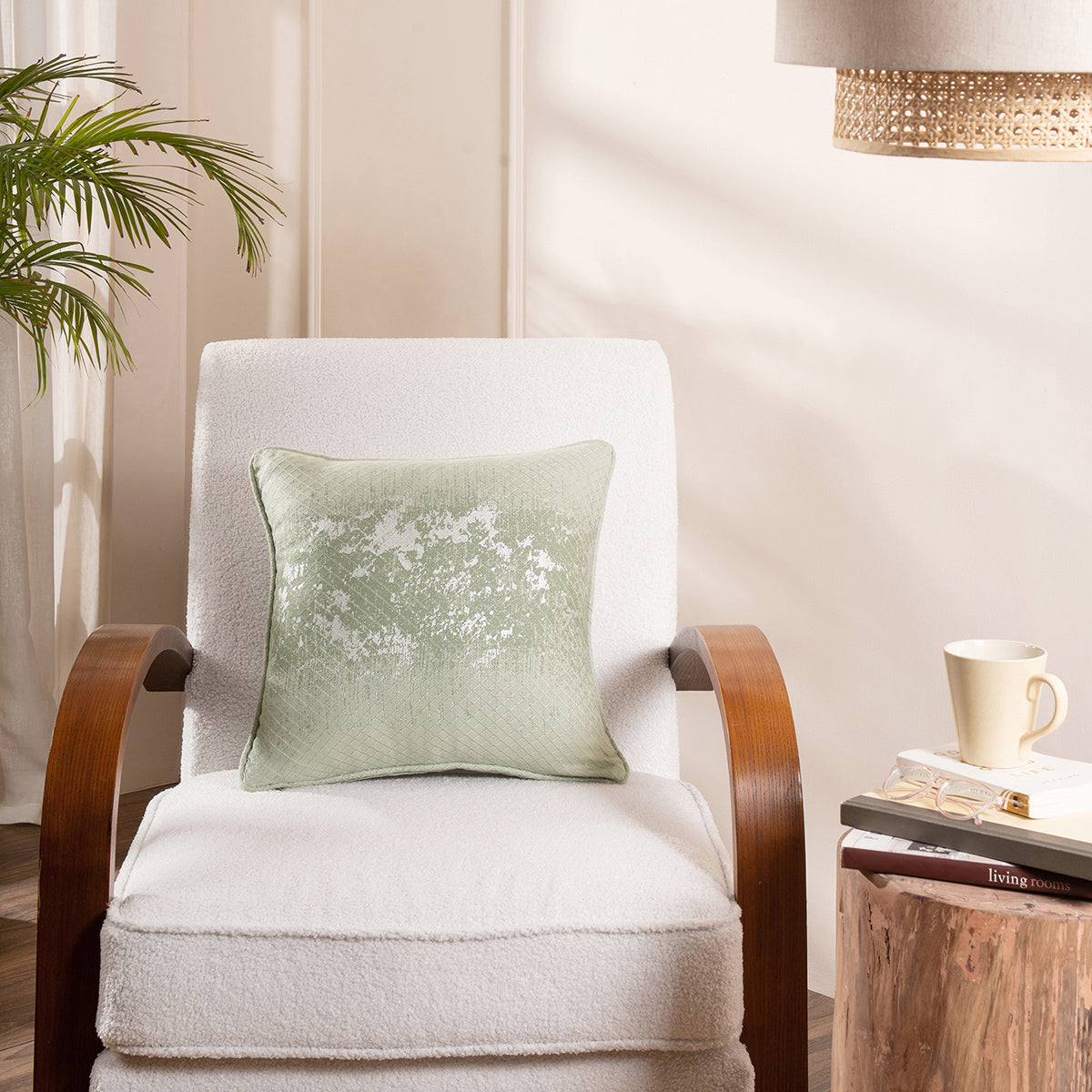 Bamboo Extra Soft Hypoallergic Decor Cushion Cover Serene Haven Highlawn Green