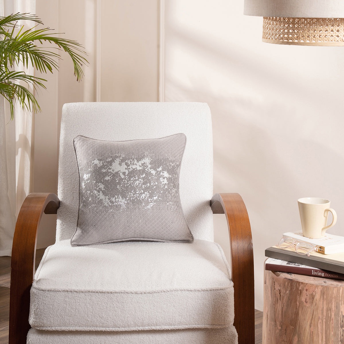 Bamboo Extra Soft Hypoallergic Decor Cushion Cover Serene Haven Highlawn Neutral