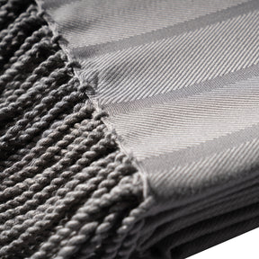 Bamboo Throw Super Soft and Hypoallergic & Eco Freindly Serene Haven Erika Grey