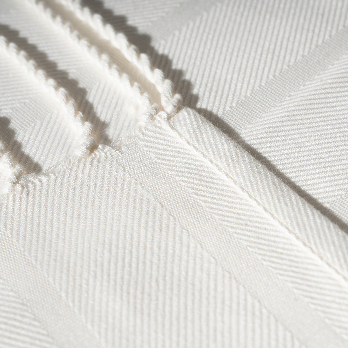 Bamboo Throw Super Soft and Hypoallergic & Eco Freindly Serene Haven Erika Off White
