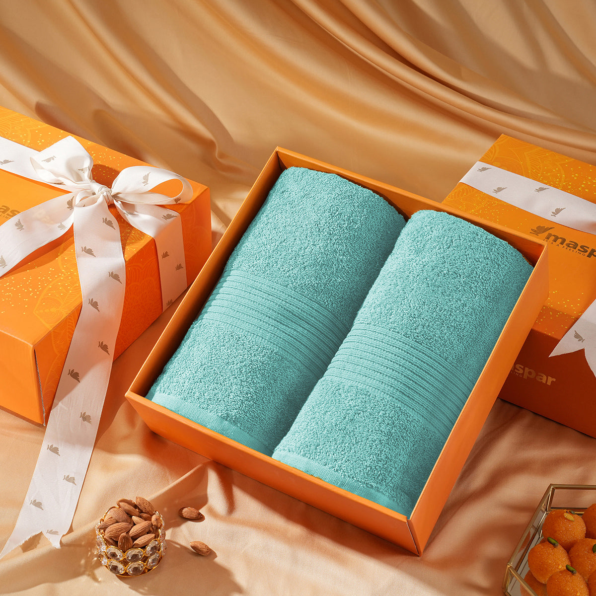 Bath Set 3 Pcs Ideal For Gifting Jeneth Aqua