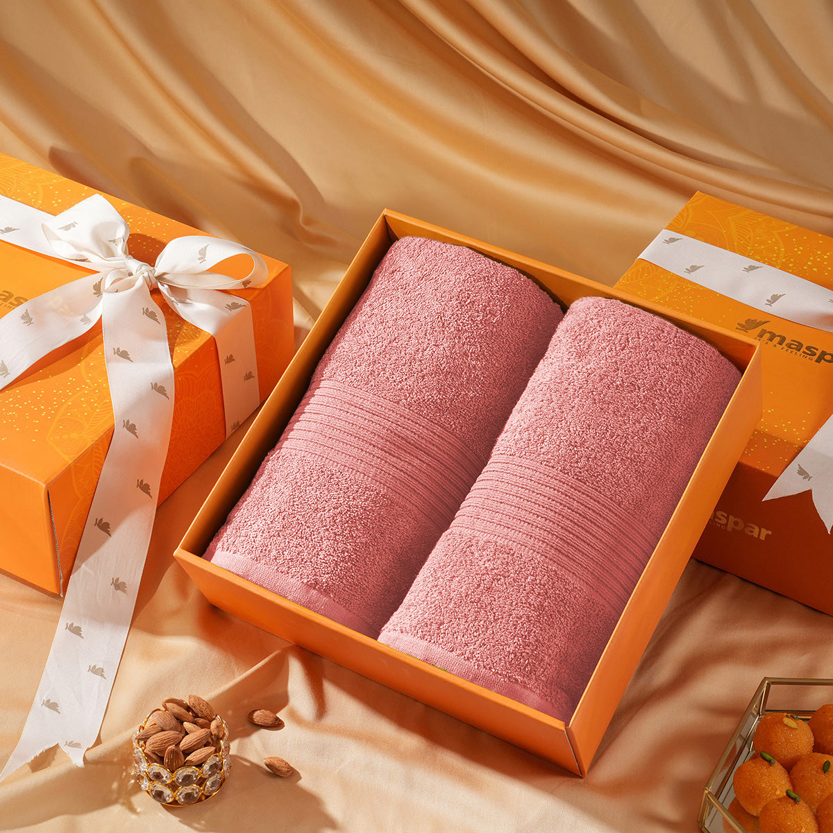 Bath Set 3 Pcs Ideal For Gifting Jeneth Blossom Pink