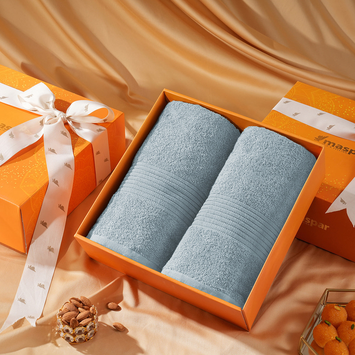 Bath Set 3 Pcs Ideal For Gifting Jeneth Blue