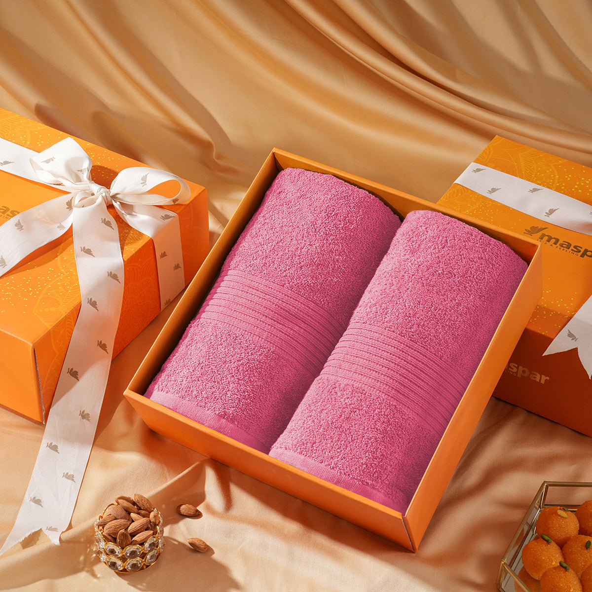 Bath Set 3 Pcs Ideal For Gifting Jeneth Pink