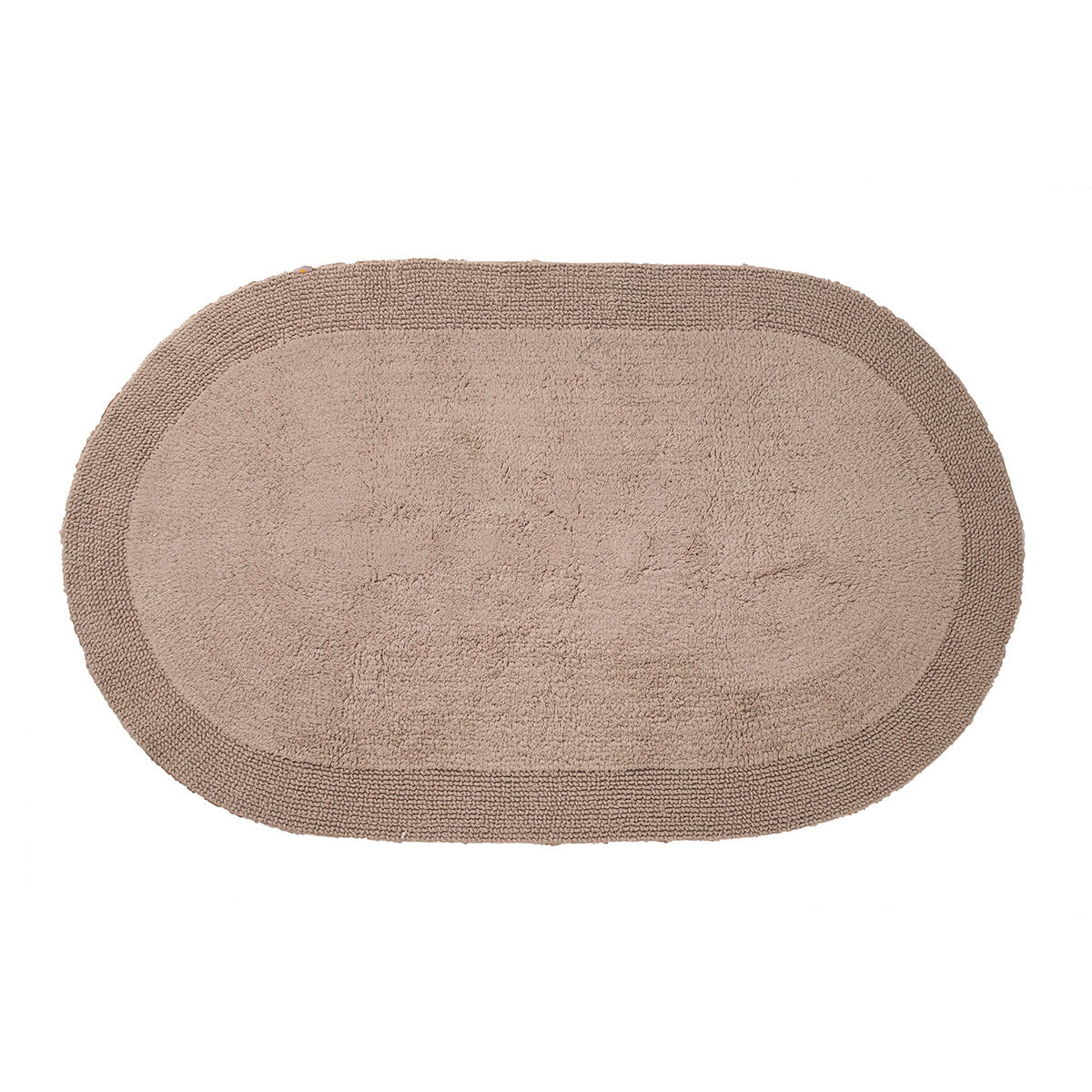 Grassy Ground Soft Reversible Solid Luxurious Grey Bath Mat