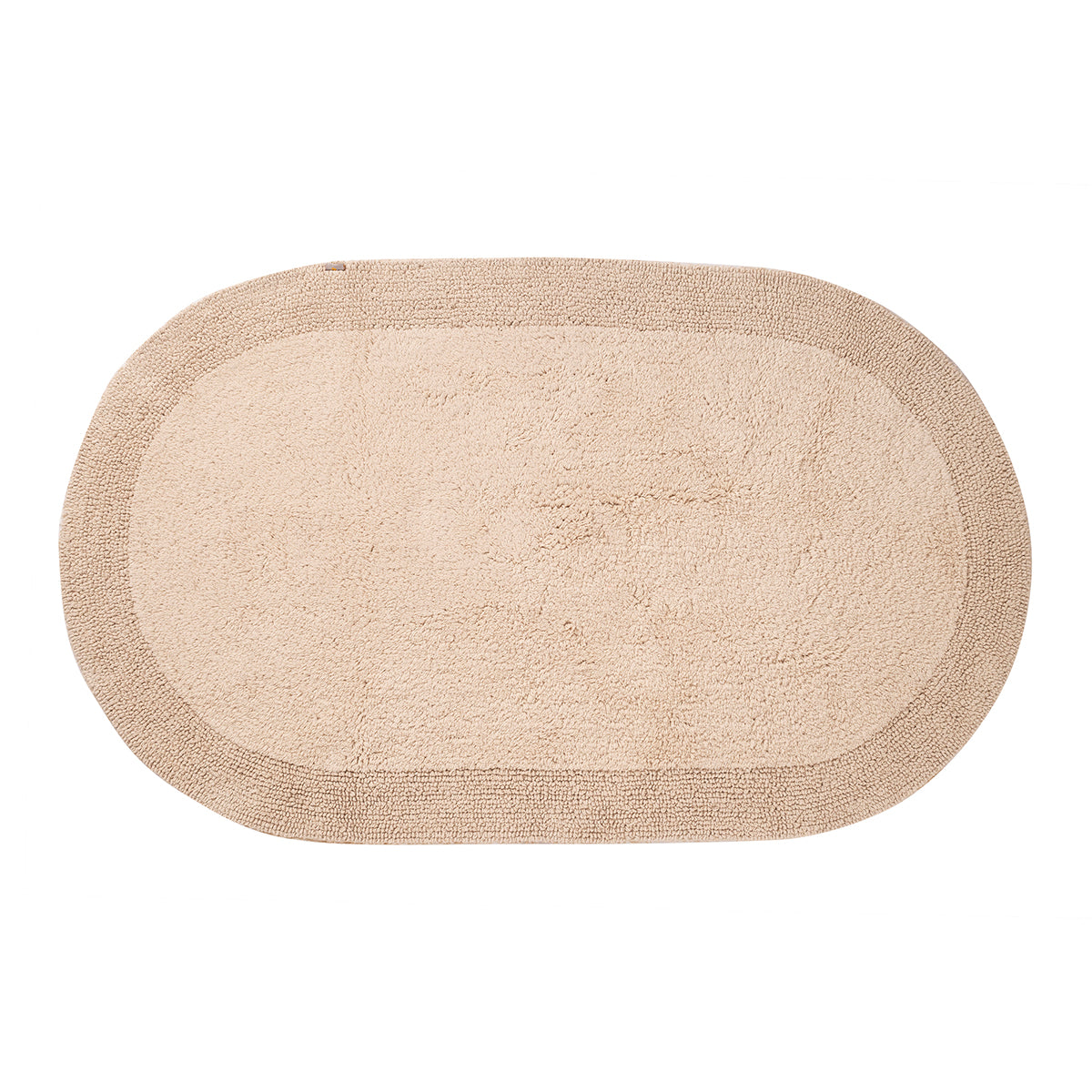 Grassy Ground Soft Reversible Solid Luxurious Linen Bath Mat