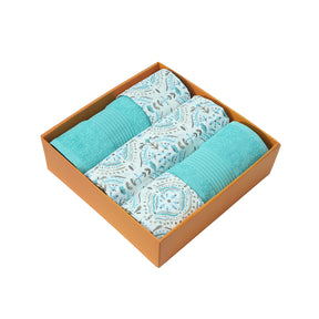 Bed Bath Set 6 Pcs Ideal For Gifting Avery Blue