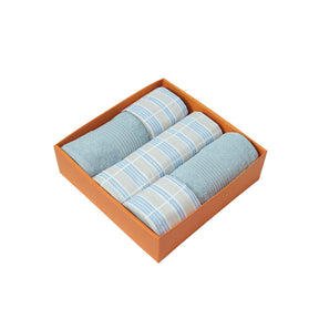 Bed Bath Set 6 Pcs Ideal For Gifting Berne Blue