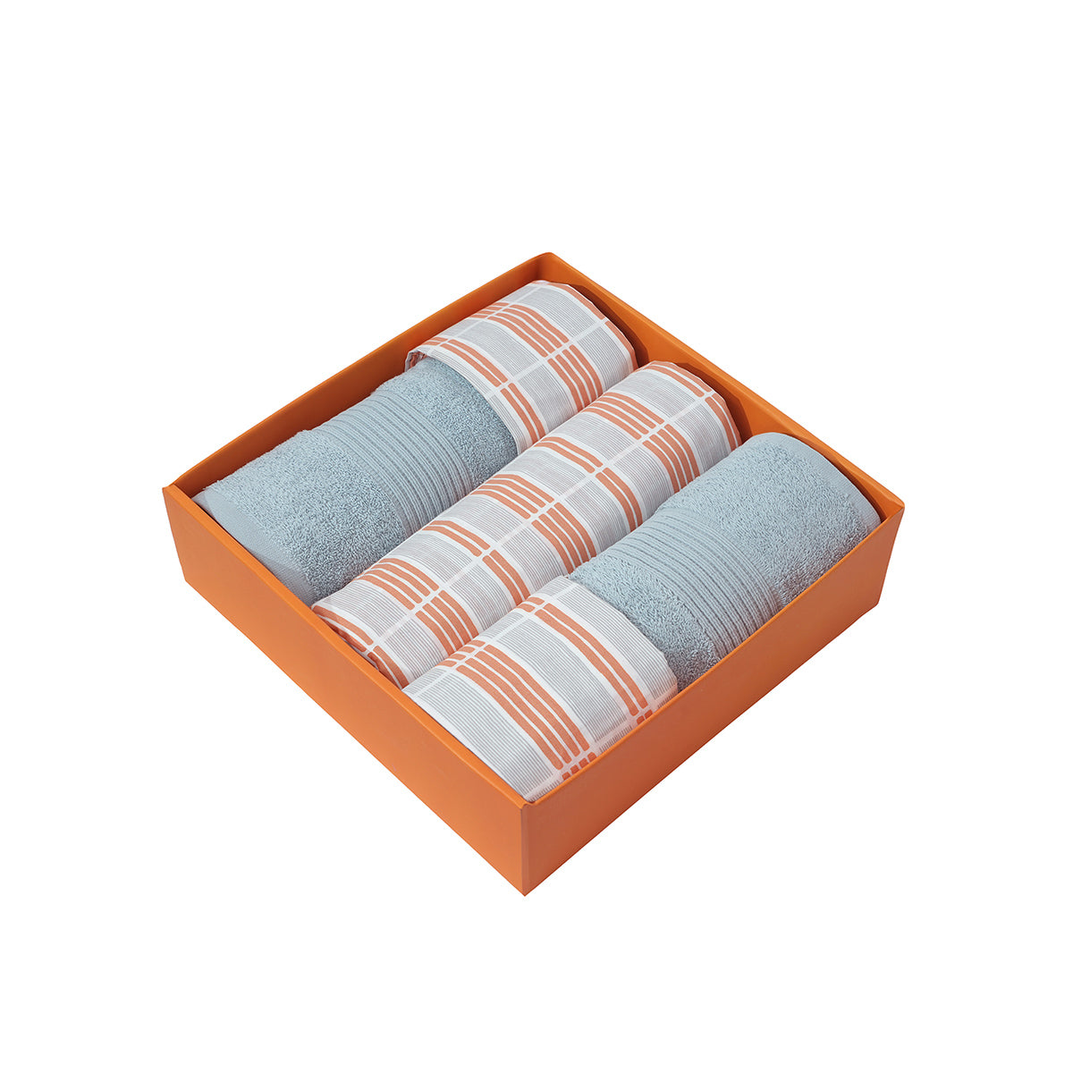 Bed Bath Set 6 Pcs Ideal For Gifting Berne Red