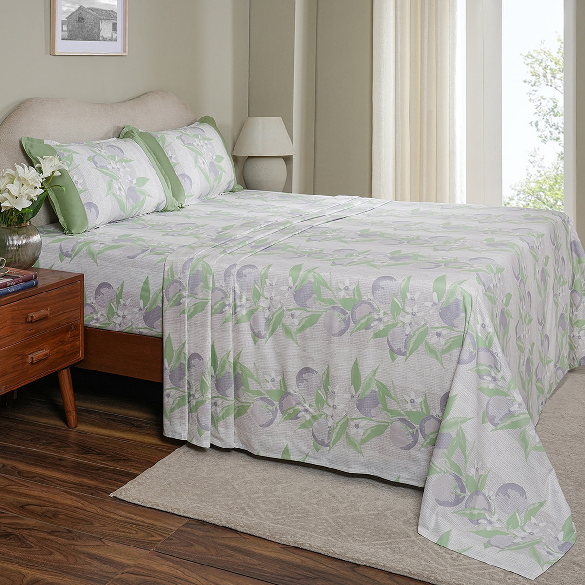 Bed Bath Set 6 Pcs Ideal For Gifting Colorsplash Lilac