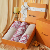 Bed Bath Set 6 Pcs Ideal For Gifting Cordelia Rust