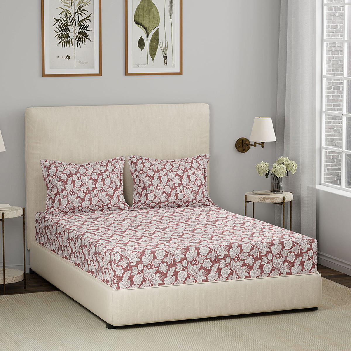 Bed Bath Set 6 Pcs Ideal For Gifting Cordelia Rust