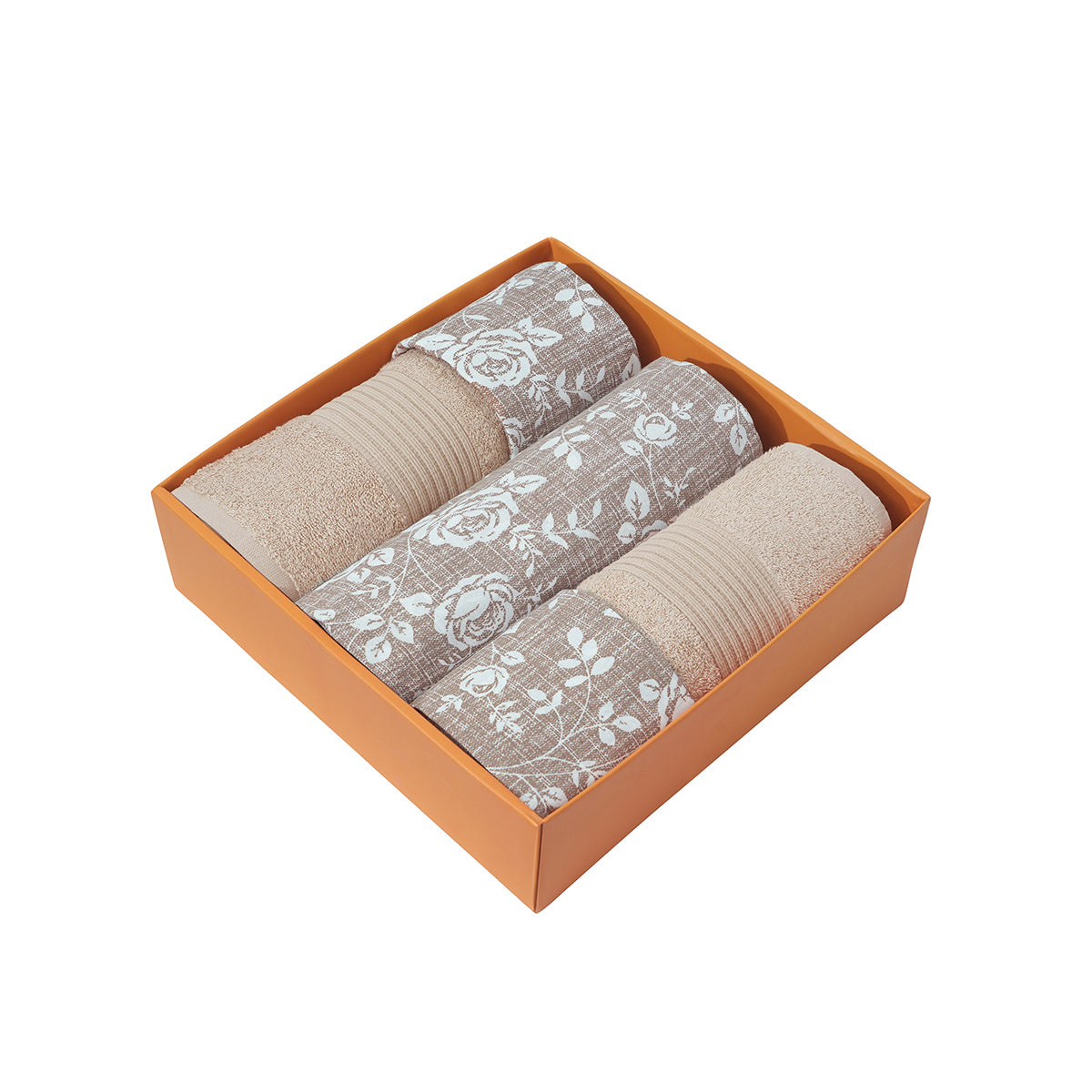 Bed Bath Set 6 Pcs Ideal For Gifting Enchant Brown