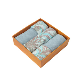 Bed Bath Set 6 Pcs Ideal For Gifting Garden Muse Red
