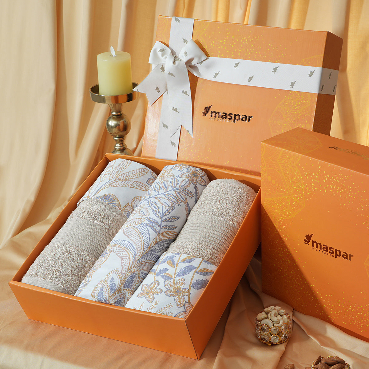 Bed Bath Set 6 Pcs Ideal For Gifting Garden Muse Yellow