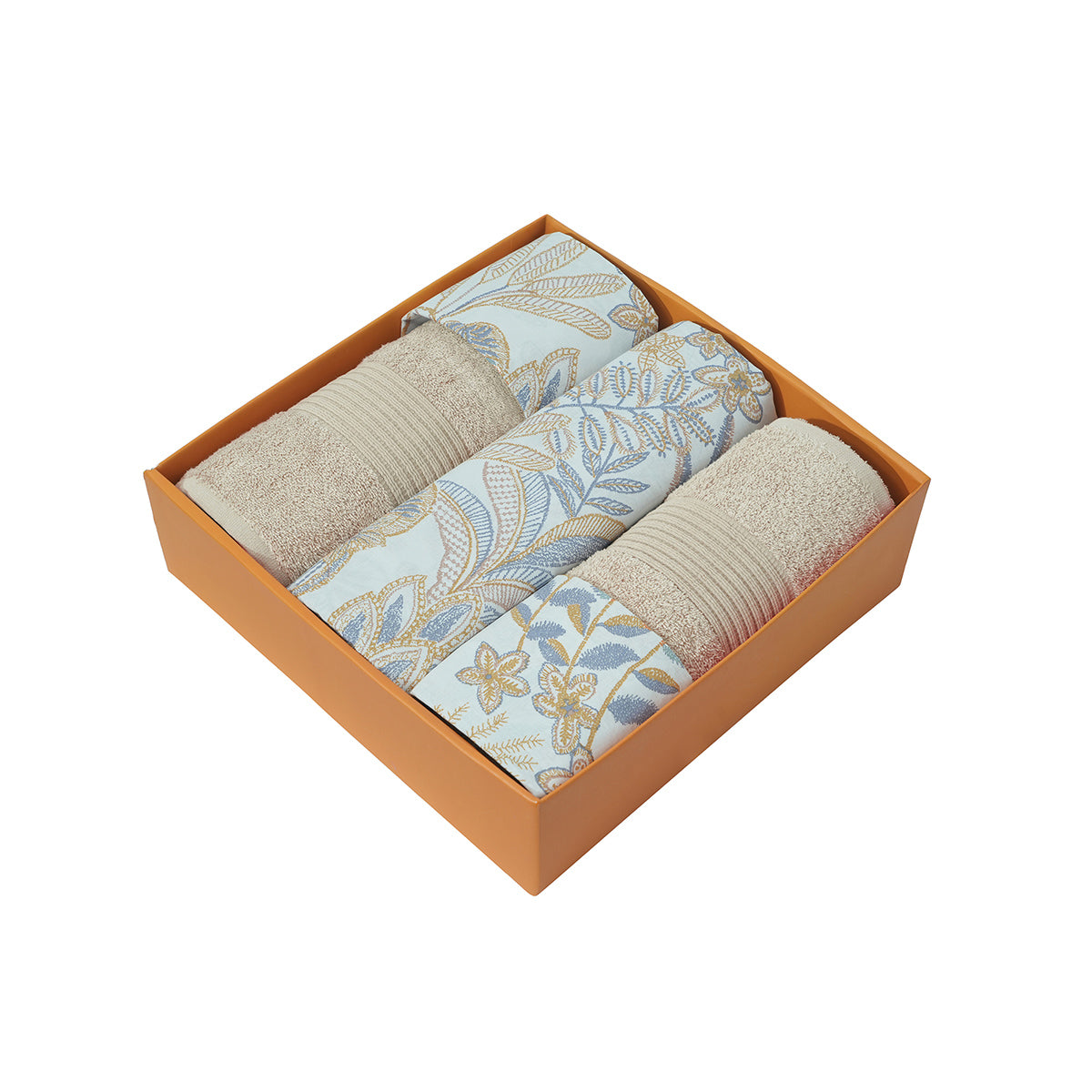 Bed Bath Set 6 Pcs Ideal For Gifting Garden Muse Yellow