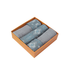 Bed Bath Set 6 Pcs Ideal For Gifting Gareth Blue