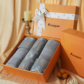 Bed Bath Set 6 Pcs Ideal For Gifting Gareth Orange