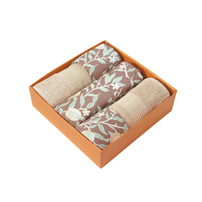 Bed Bath Set 6 Pcs Ideal For Gifting Granada Red