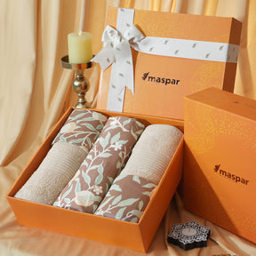 Bed Bath Set 6 Pcs Ideal For Gifting Granada Red