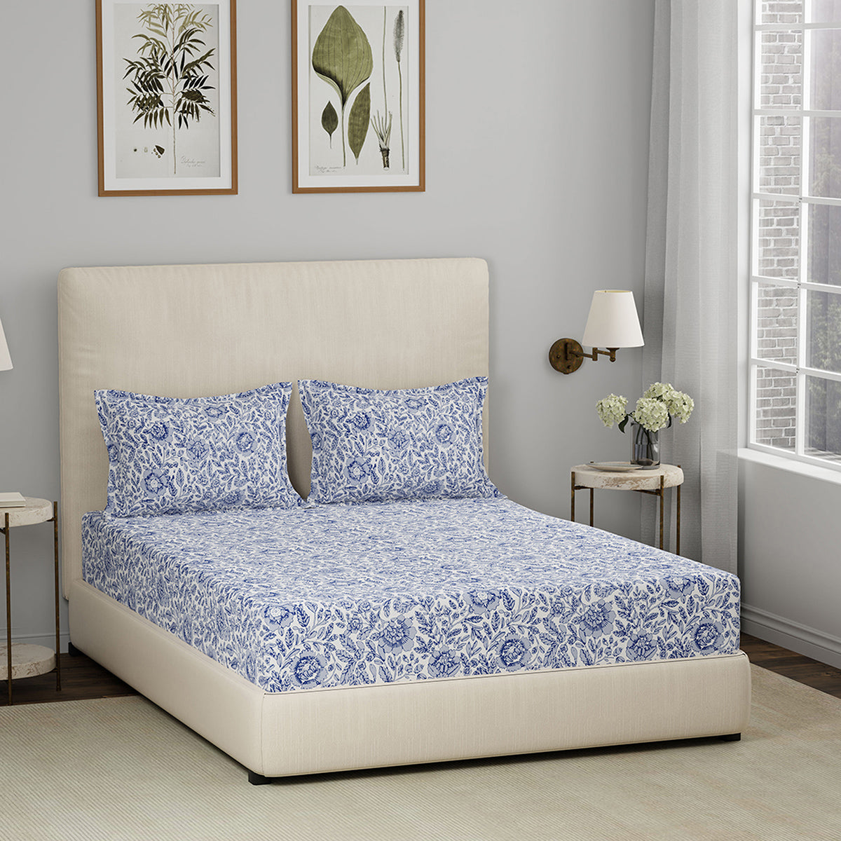 Bed Bath Set 6 Pcs Ideal For Gifting Henley Blue