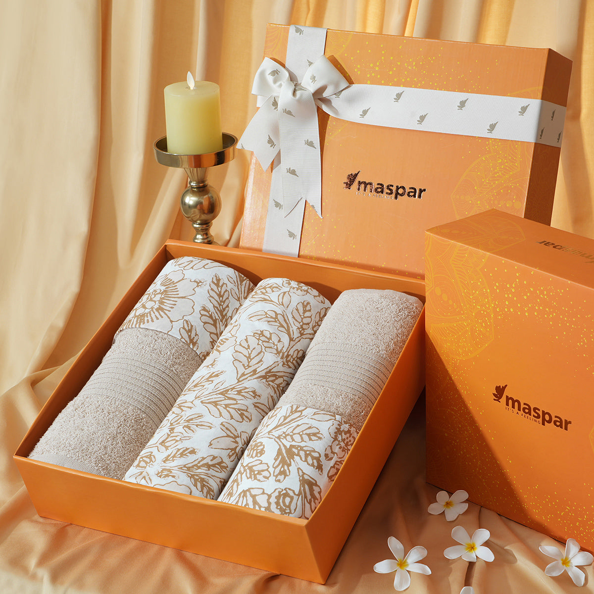 Bed Bath Set 6 Pcs Ideal For Gifting Henley Gold