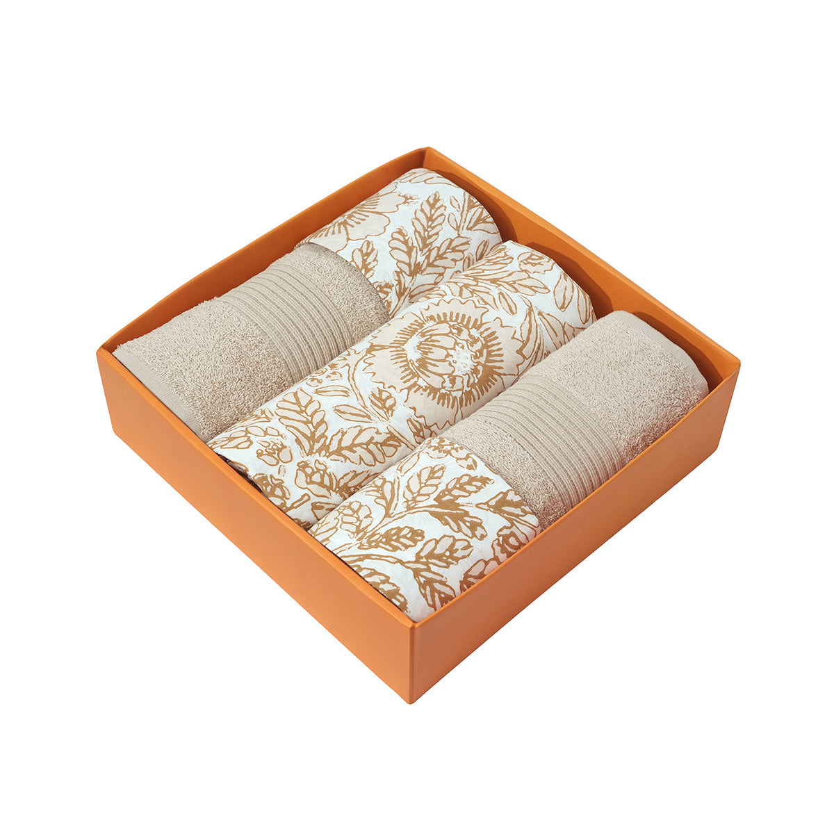 Bed Bath Set 6 Pcs Ideal For Gifting Henley Gold