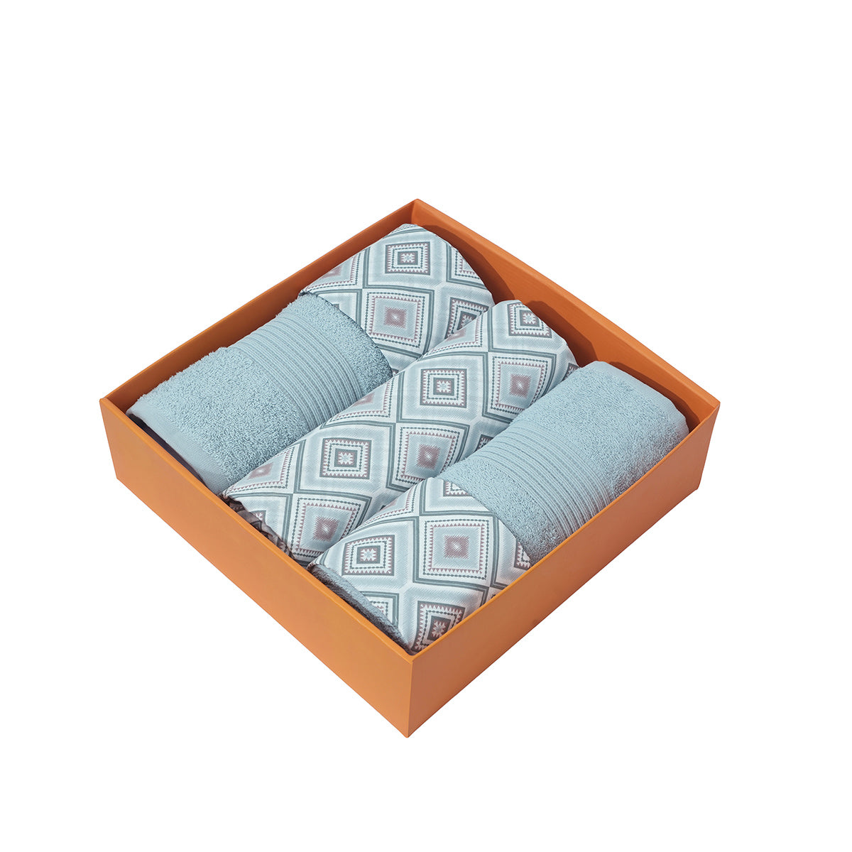 Bed Bath Set 6 Pcs Ideal For Gifting Jude Teal